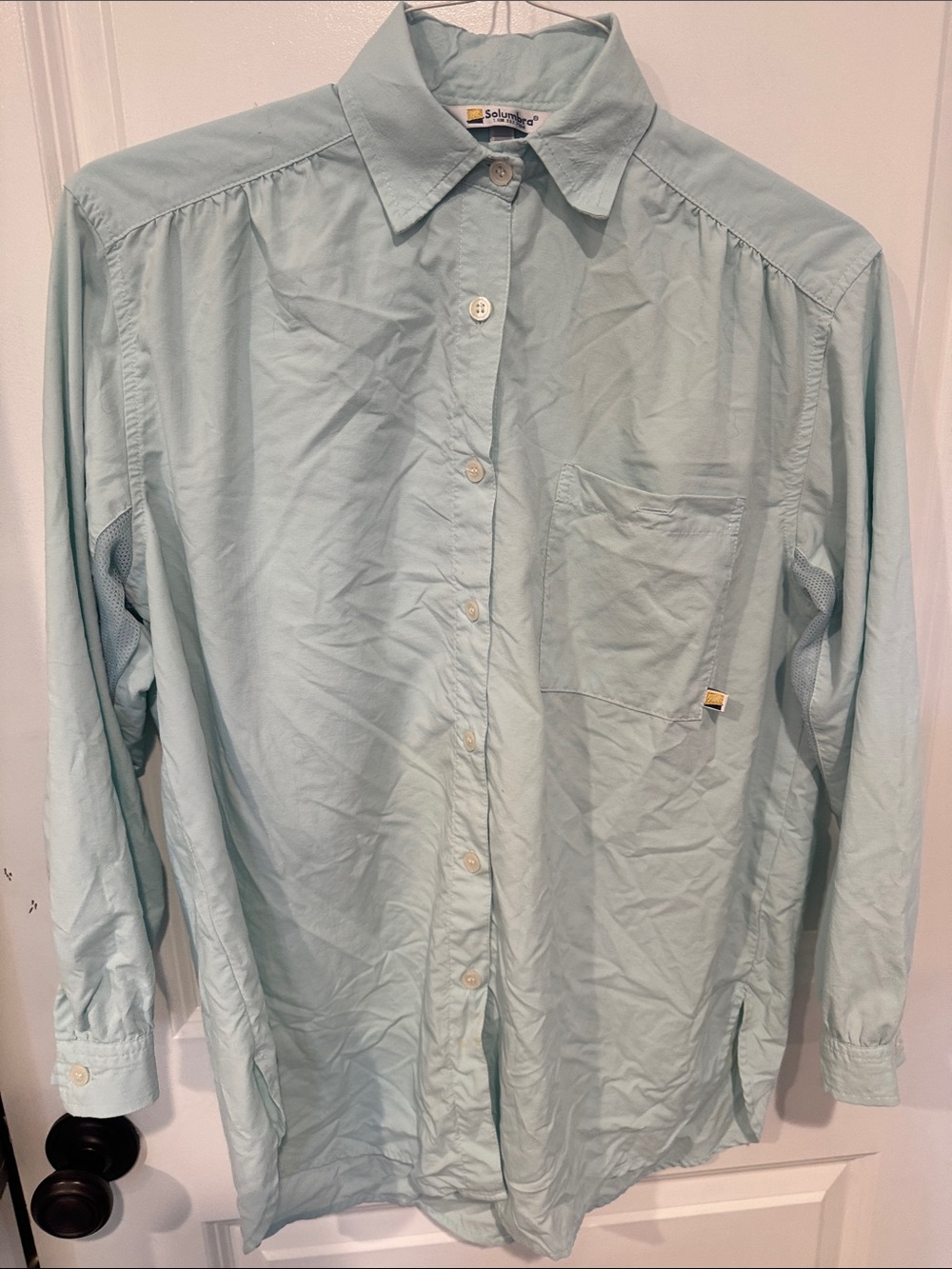 Solumbra Light Mint Button-Down Shirt - Women's Long Sleeve